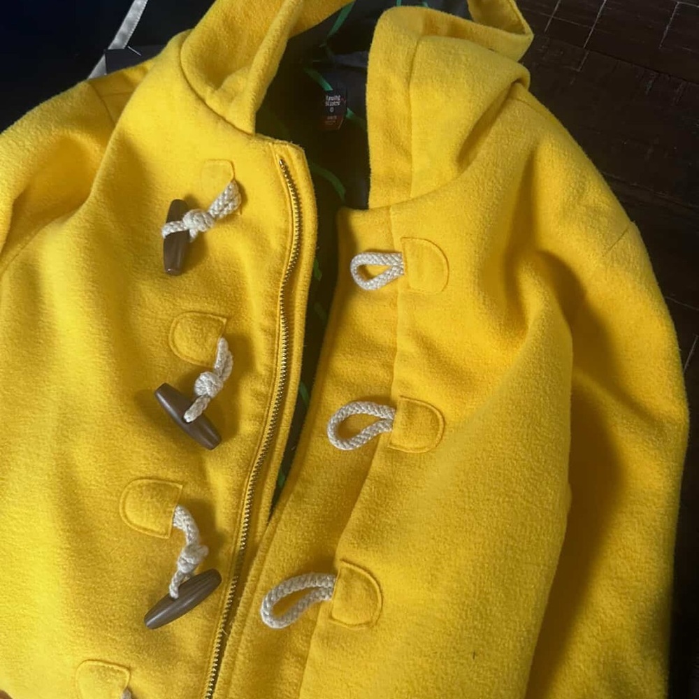 Yellow Kids Duffle Coat